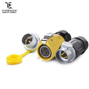 IP67 Push Pull 3Pin Waterproof Supply Electrical Power Connector