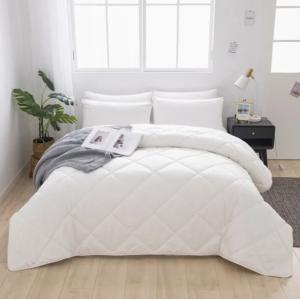 Green Beige Polyester Filling Binding Quilt Duvet Soft Best Selling