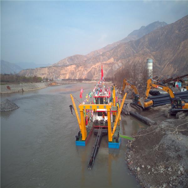 Set Sail Brand Cutter Suction Sand Dreger Barge with Diesel Engine
