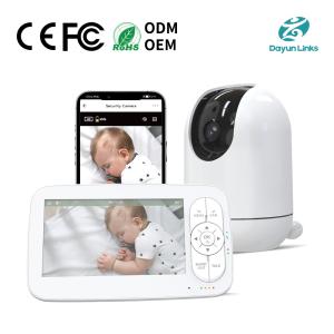 Quality 1080p HD WiFi Baby Monitor with 360° Rotation &amp; App Control for sale