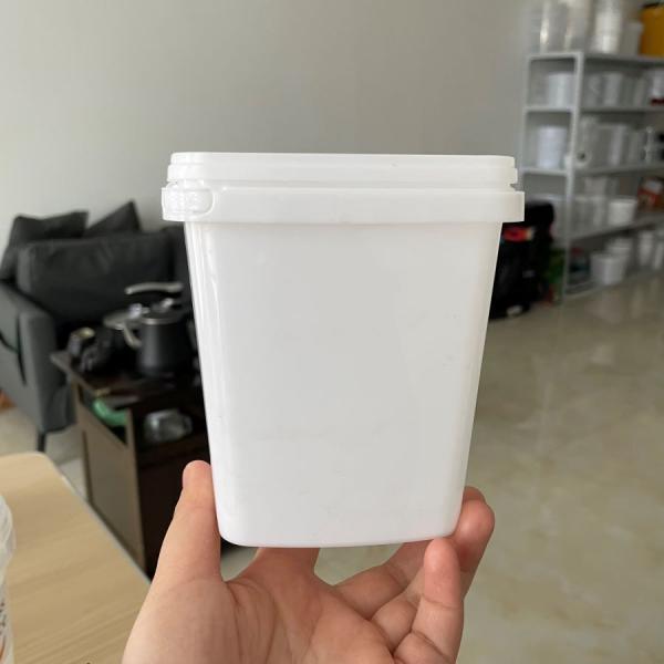 GAP/ISO/FDA Certified Red Square Ice Container with Customize Printing and Customize
