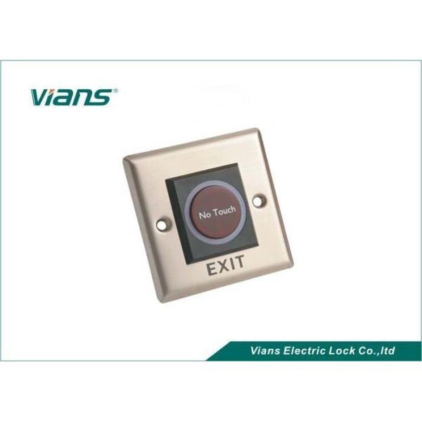 Infrared Door Exit Button / Push To Exit Switch With Touch Free Sensor ,