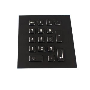 17 Keys Ip65 Rate Industrial Black Usb Metal Keypad With Custom Layout