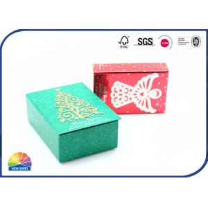 Matt Lamination Hinged Lid Gift Box 1000gsm Cardboard Christmas Gift Pack