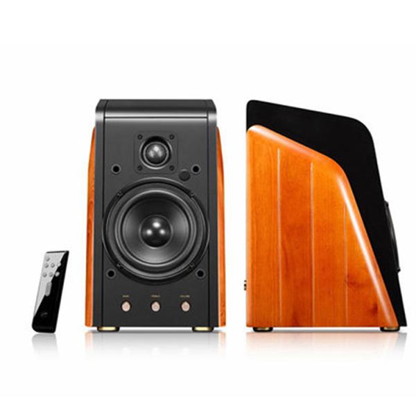 Vofull 2.0 Bookshelf Speakers - 4" Bass + 2" Silk Tweeter, 40W RMS