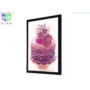 Indoor Led Snap Frame Light Box , Led Backlit Light Box Magnetic Lock