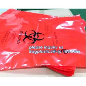 Medical Consumables Biohazard waste bag, Drawstring Medical Waste Bags, Medical