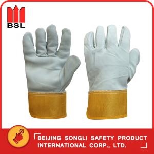 SLG-SMT-35 goat split leather working safety gloves
