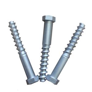SS25 SS35 SS36 Rail Screw Spike 24*150 To 270mm Grade 5.6 8.8 Plain Oiled Or HDP