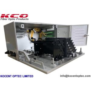 Quality 48 Port Wall Mount Fiber Termination Box Indoor IP55 Fiber Optic Distribution Box for FTTH Networks for sale