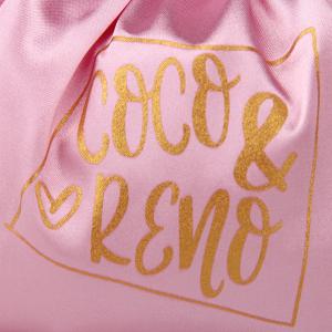 Satin Hair Packaging Drawstring Silk Bags For Hair Extensions