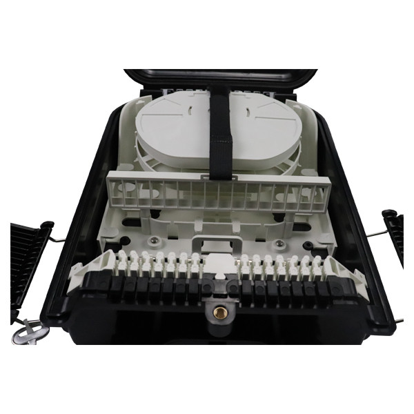 Hot Sale 16 core Outdoor Optical Distribution Box black with 16 SC adapter