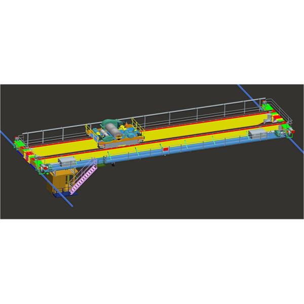 Yuantai Top Running warehouse Double Beam Overhead 1-100t Bridge Crane