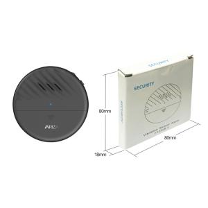White 130dB Wireless Anti Theft Alarm System Round Ultra Thin