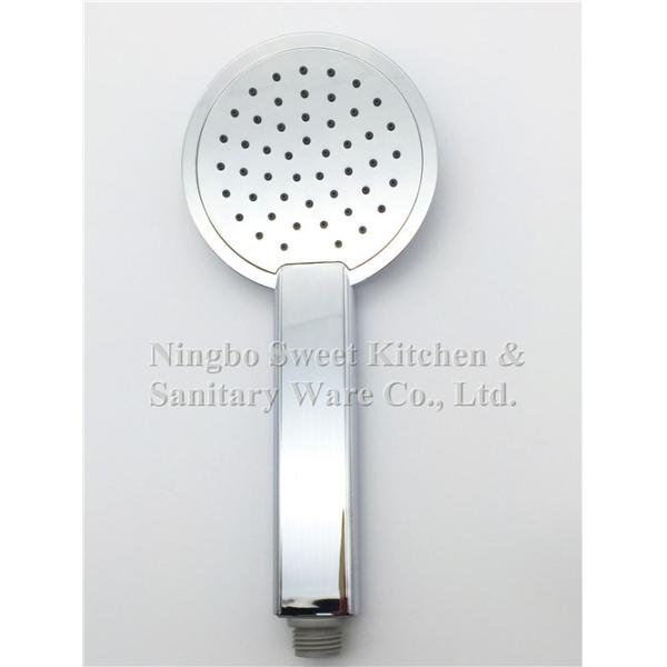 Hot sell Double face single function Chrome plating round shower head hand shower bathroom accessories