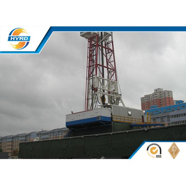 API Grade Land Oil Well Drilling Rig , Electrical Onshore Drilling Rig Equipment