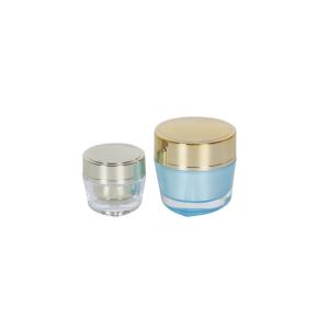 Elegant Empty 15g 50g Cosmetic Cream Jars Acrylic Round Packaging