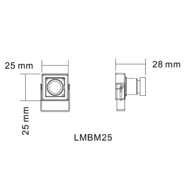 Hidden 960P Miniature Analog HD CCTV Camera Metal Case 3.6mm Fixed lens