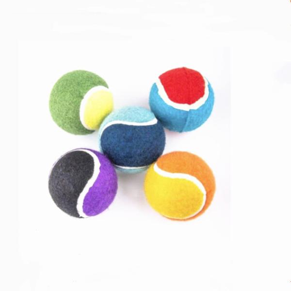Buy training exercise pet toy durable elastic rubber  tennis ball at wholesale prices