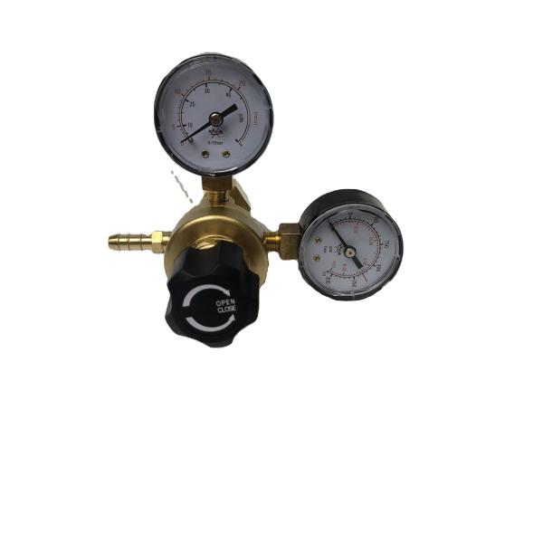 Adjustable Gas Pressure Regulator with Brass Bar Body Material and Double-Head Design