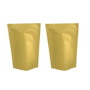 Resealable Doypack Stand Up Pouch k Kraft Paper zipper Bags