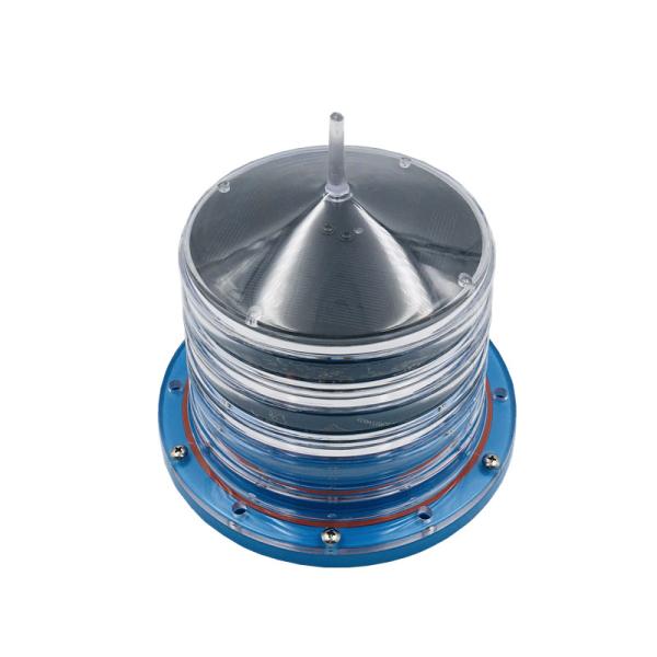 Buy 4NM Phosphate Battery Marine Navigation Lights 300LUX Solar Powered at wholesale prices