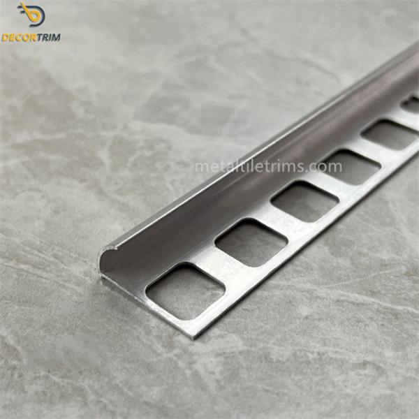 Round Edge Tile Trim Metal Trim On Tile 10mm×24.9mm/2500mm
