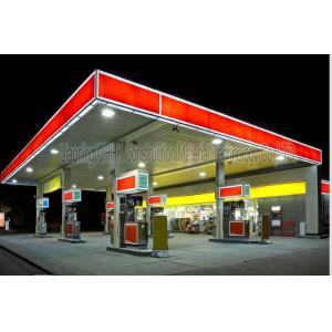 AISI ASTM Steel Building Trusses Prefabricated Gas Station Structure