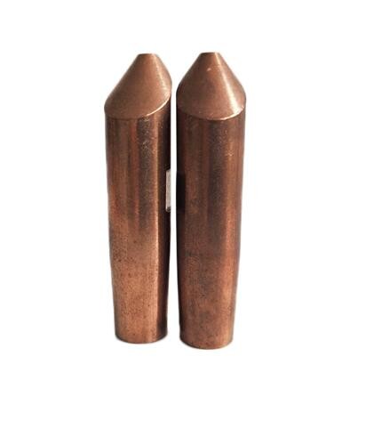 Buy C18150 83HRB Straight Spot Welder Electrode Tips Copper Alloy at wholesale prices