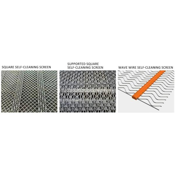 High Tensile 65mn Cement Vibrating Metal Woven Vibrating Screen Mesh