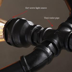 Retro American Iron Dining Room Chandelier Restaurant Bar Kitchen Light Ring