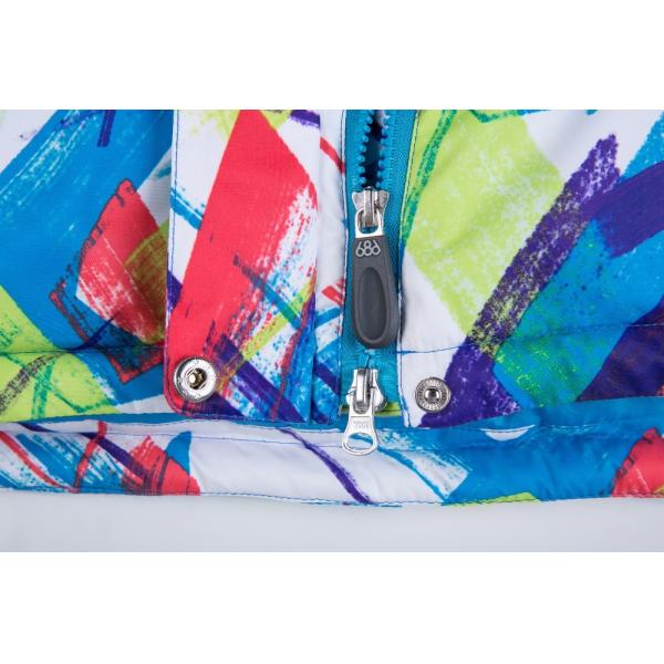 100% nylon2018 new Fashion Printing Bright Color Ladies Jacket Winter Ski Workout Jackets Ski Jacket (size:s-xxl)