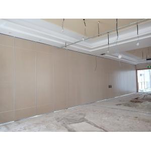 Hotel Rolling Mobile Partition Wall / Acoustic Movable Soundproof Partition Wall