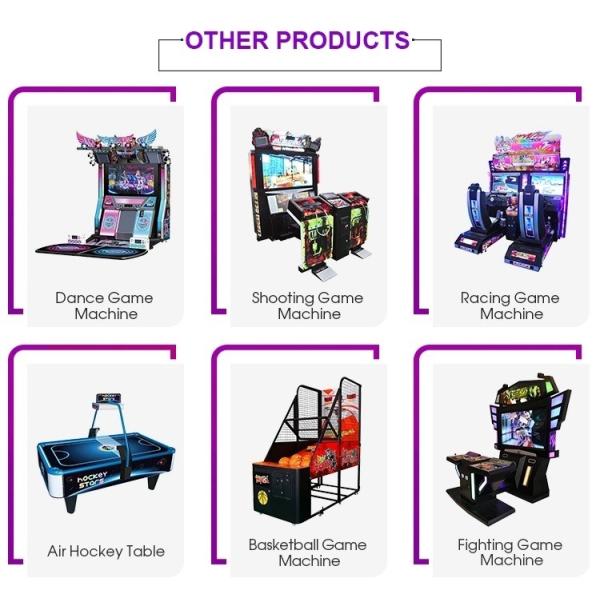 Kids Coin Pusher 4 Person Air Hockey Arcade Game Machine 50Hz 380W