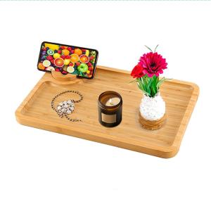 Quality Countertop Serving Bamboo Platter Tray Plate Dish Rectangle for sale