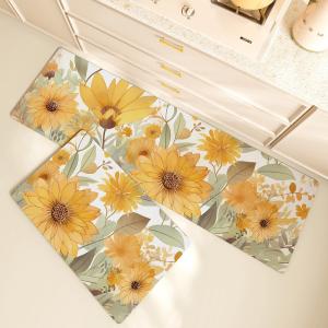 Long Kitchen Entrance Floor Mat with Customized Design and Waterproof Function