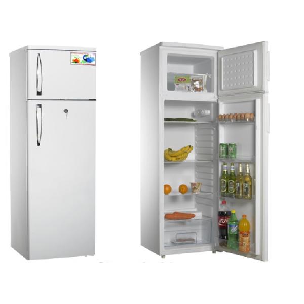 Buy 368L DC upright solar fridge freezer AC/DC compressor fridge ( upright double door 98L-518L) at wholesale prices