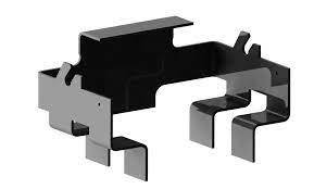 Painted Aluminum Sheet Metal Silver Powder Coating Fabrication Part Customized