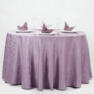 100% Polyester Hotel Dinning Wedding Table Linens Logo Print