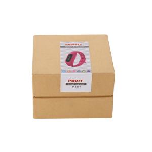 Foam Insert Square Kraft Electronics Packaging Box 120*120*100mm