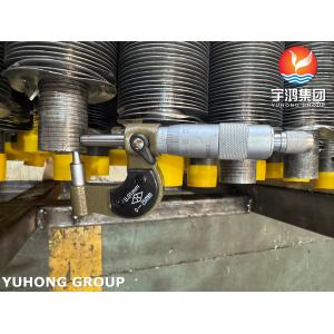 ASME SA179 Carbon Steel Seamless Tube KL Fin Tube For Heat Exchanger