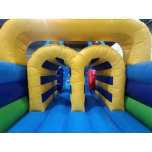 UL Listed Commercial Inflatable Water Slides Vertical Rush Inflatable Obstacle