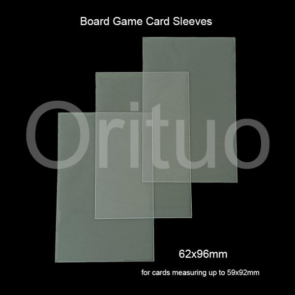 Buy Clear 62x96mm Board Game Sleeves / Gamegenic Card Sleeves Size at wholesale prices