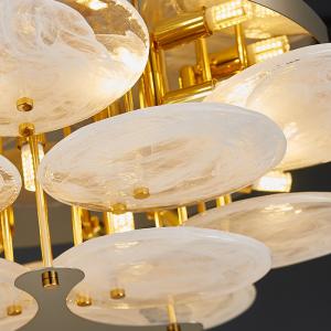 Modern Glass Industrial Retro Household Lamp Living Room chandelier ceiling
