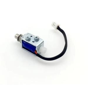 Small Size Push Pull Solenoid with Open Frame Structure and Mounting Holes for