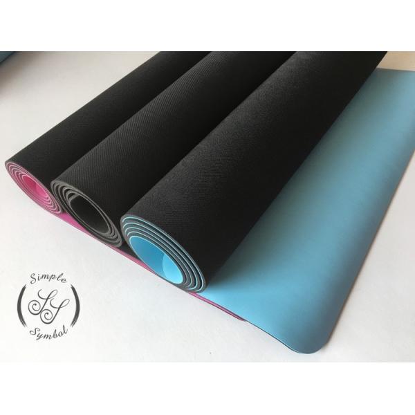 Buy Non Slippery classic black anti skid anti-tear Natural Rubber Yoga Mat Skid Resistance at wholesale prices