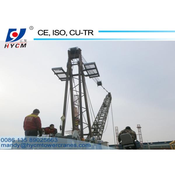 HYCM New Product Roof Crane Luffing crane without Masts 6ton