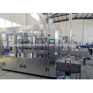 China Automatic Carbonated Beverage Filling Machine With Clip Bottleneck Technology on sale