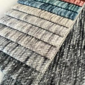 Quality Breathable Embossed Knit Fabric Abrasion Resistant With Easy Maintenance for sale