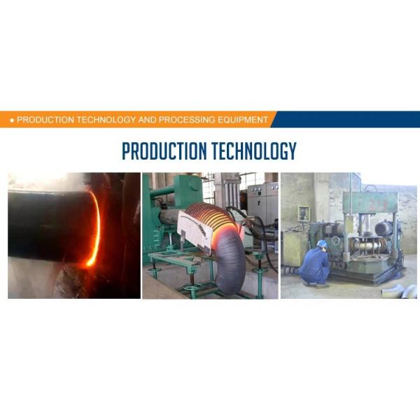 production of 40 Degree Stainless Steel Pipe Fittings Elbow Astm A234 Wpb Ansi B16.9 Elbow